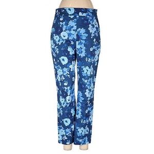 J.Crew Blue Floral Ankle Pencil Slim fit 2